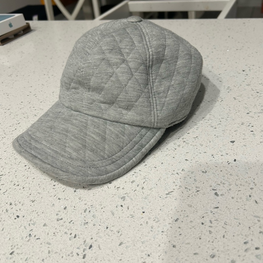 Hat Attack Light Gray Quilted Cap - image 2